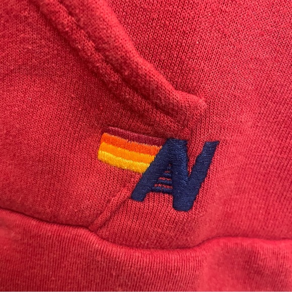 Aviator Nation Ombré Rainbow Zip Up Hooded Sweatshirt - Picture 5 of 14